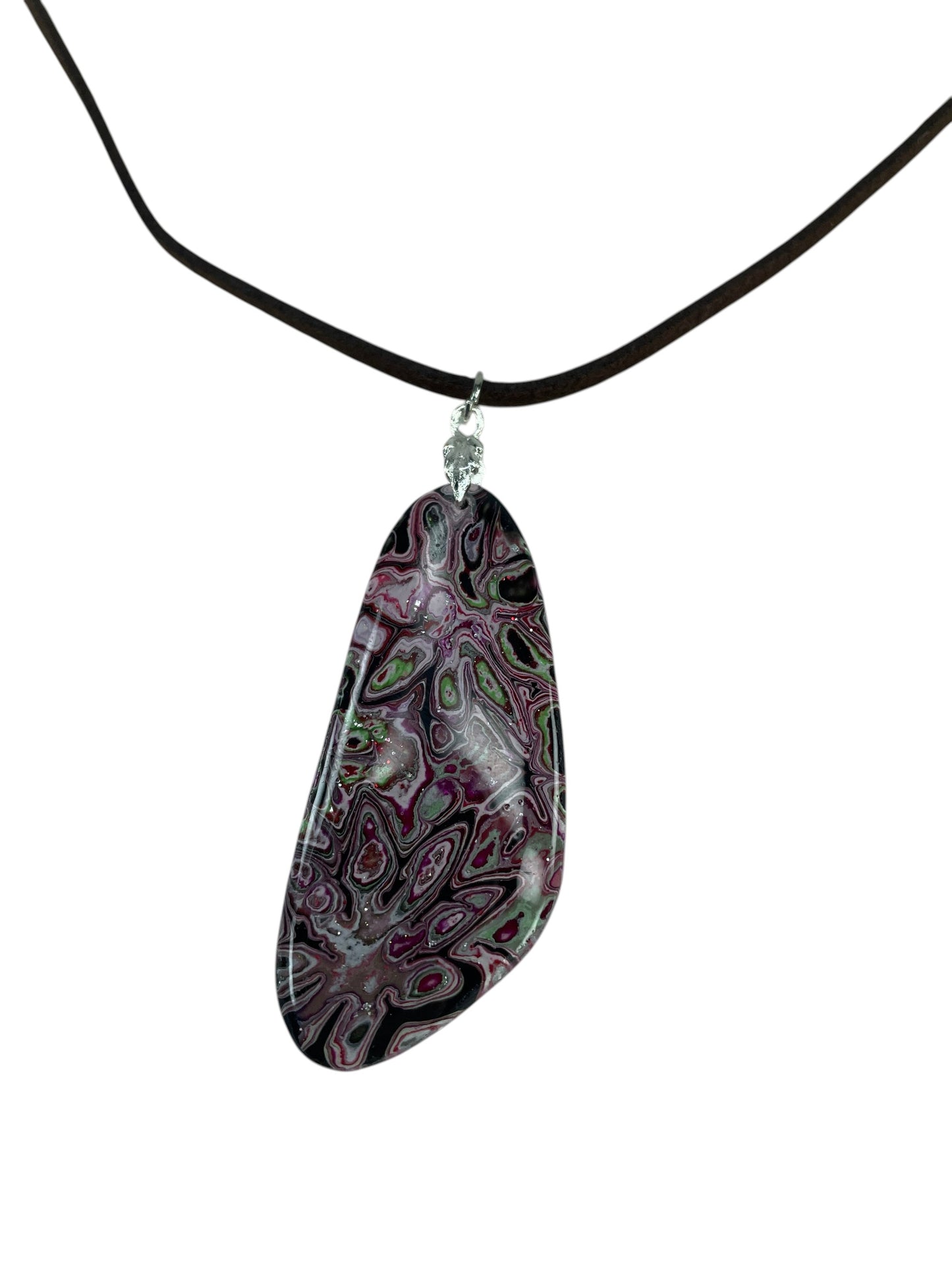 Intricate abstract floral design Necklace
