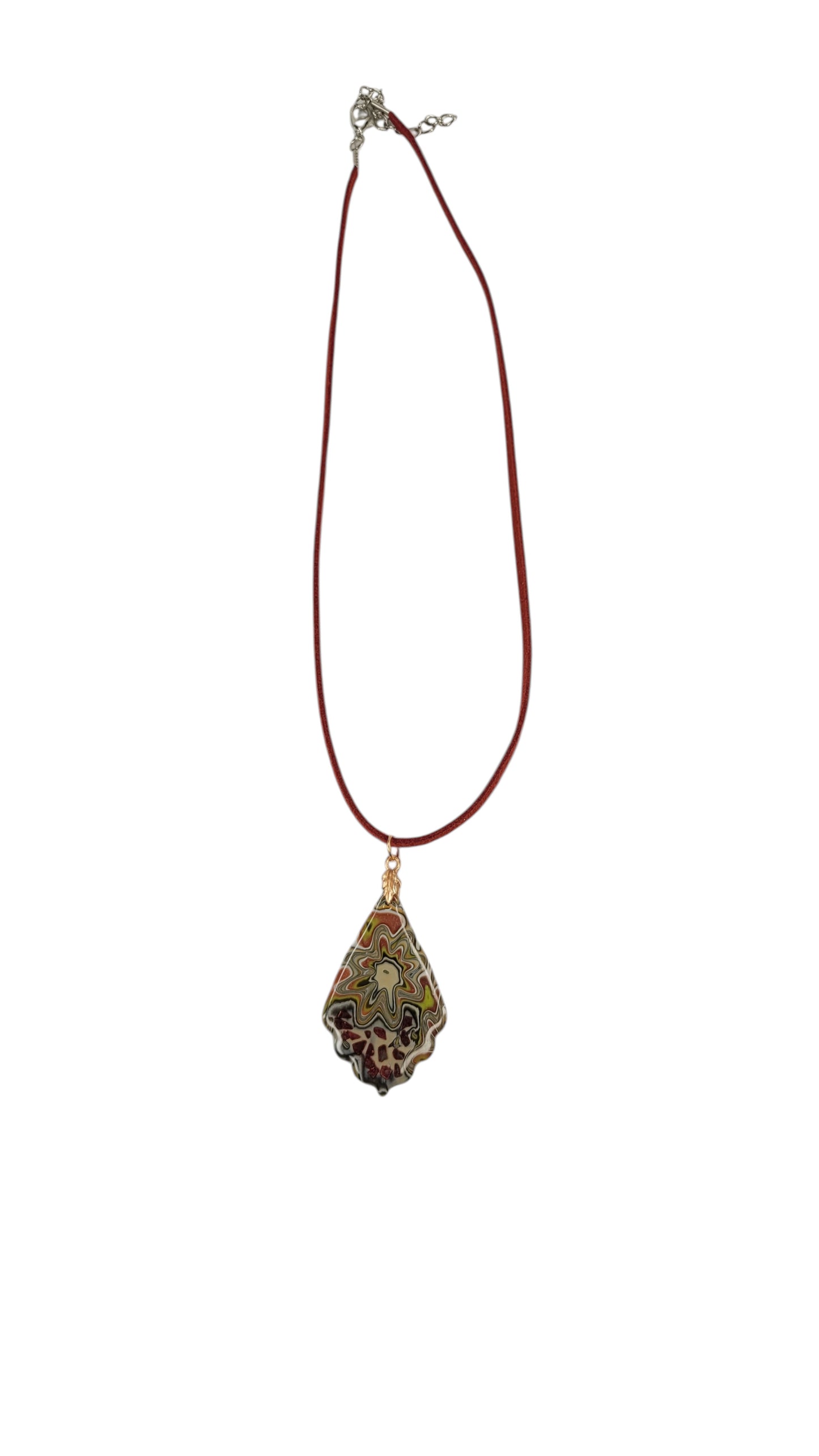 Gorgeous flower abstract Necklace