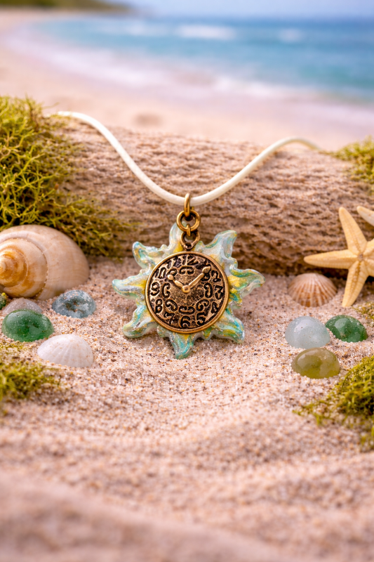 Whimsical, time-touched Necklace