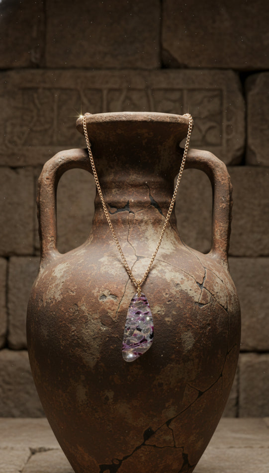 Soft shades of ivory and pearl mixed with berry Necklace