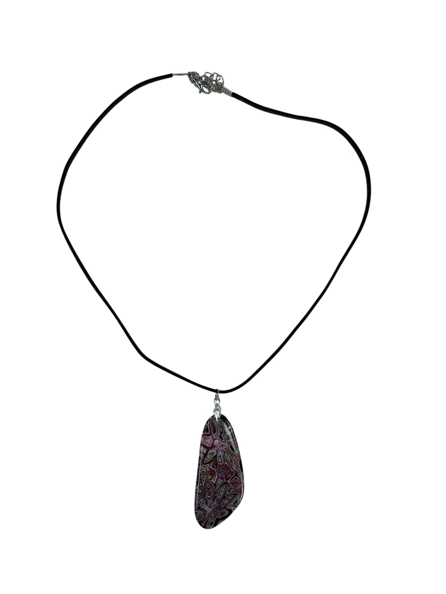 Intricate abstract floral design Necklace