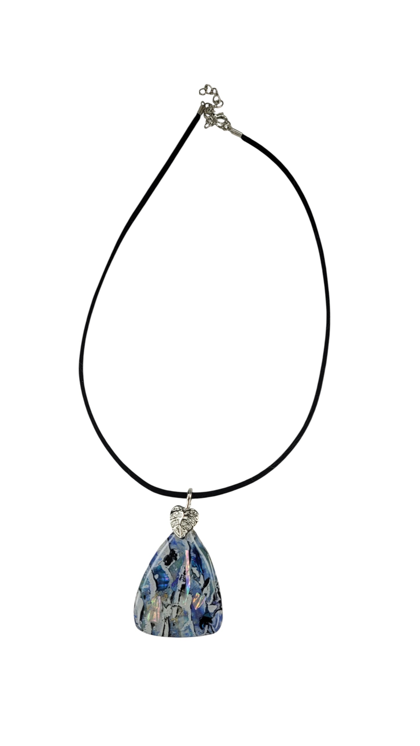 Iridescent ocean-inspired pendant graceful Necklace