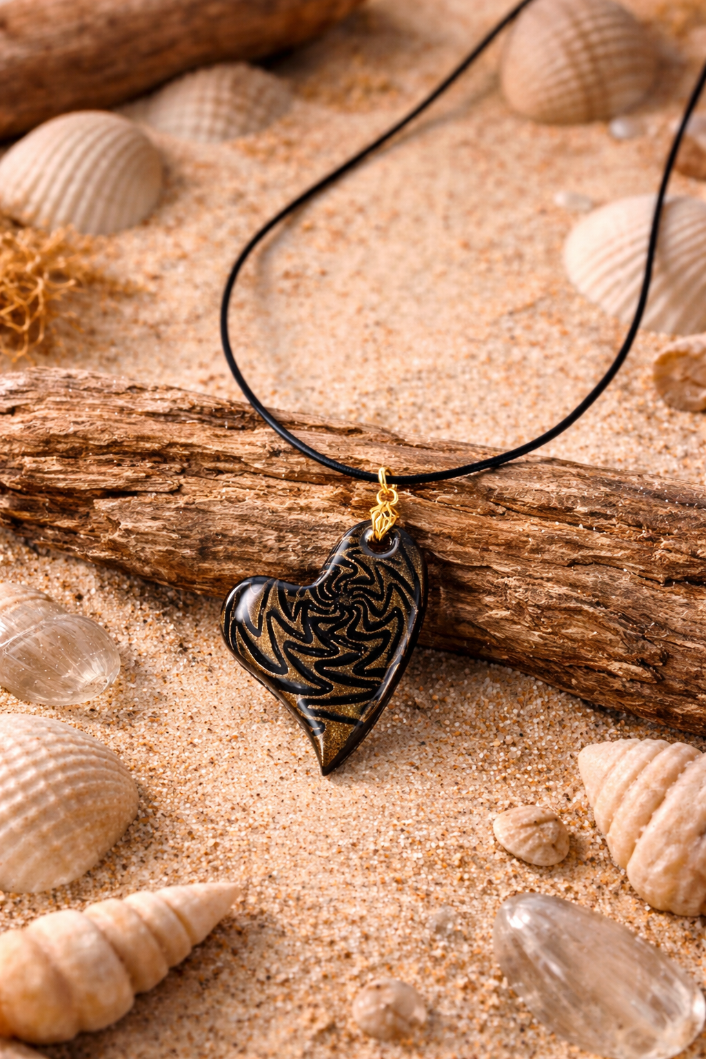 Golden heart shaped Necklace