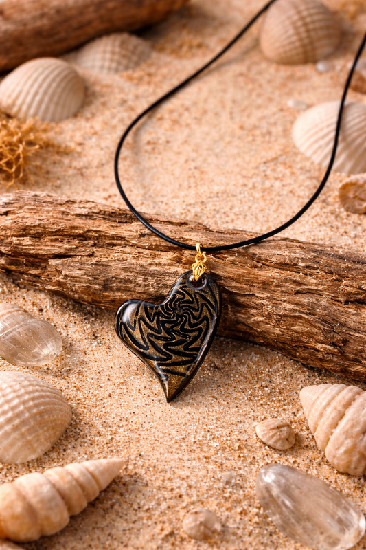 Golden heart shaped Necklace