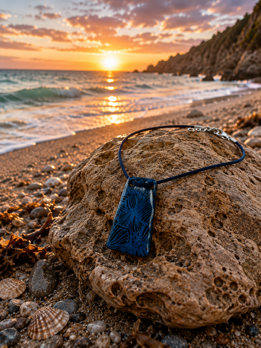 Ocean-inspired pendant Necklace