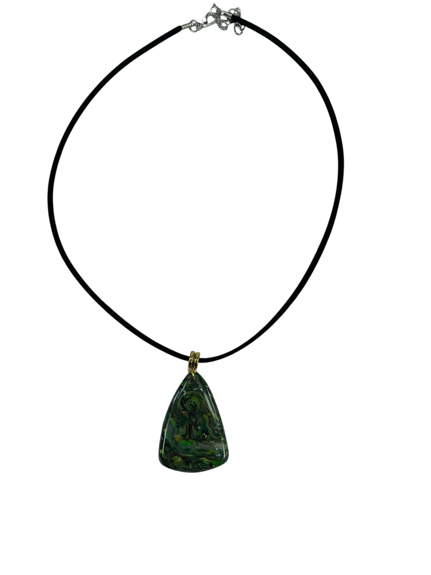 Darker shadows and lighter flecks give movement and depth to Necklace