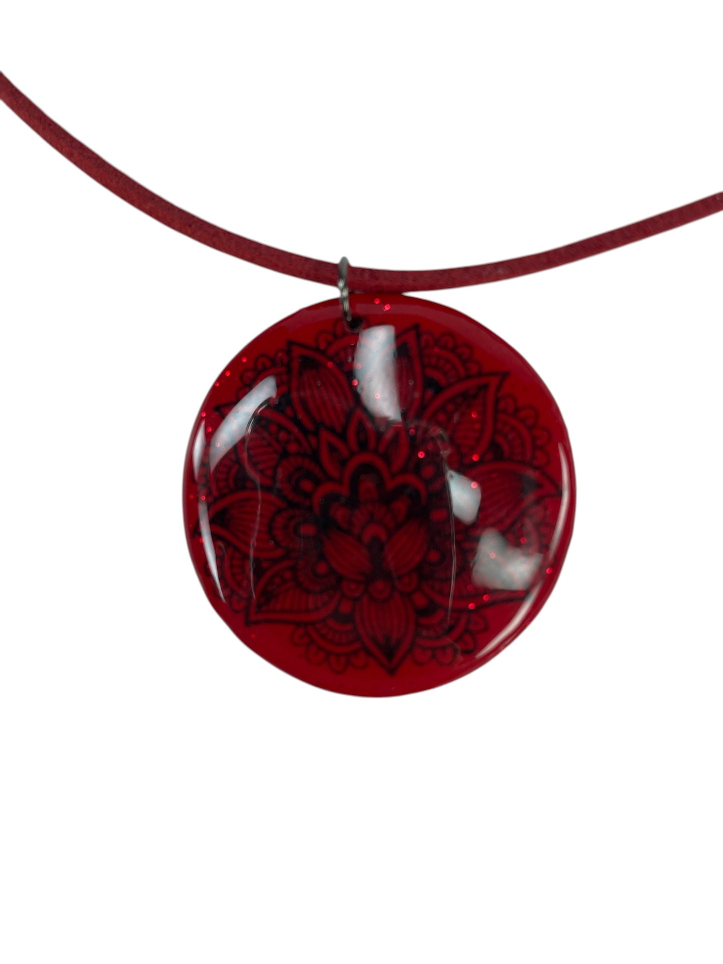 Bold and elegant mandala pendant Necklace