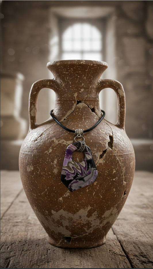 Asymmetrical shape pendant Necklace