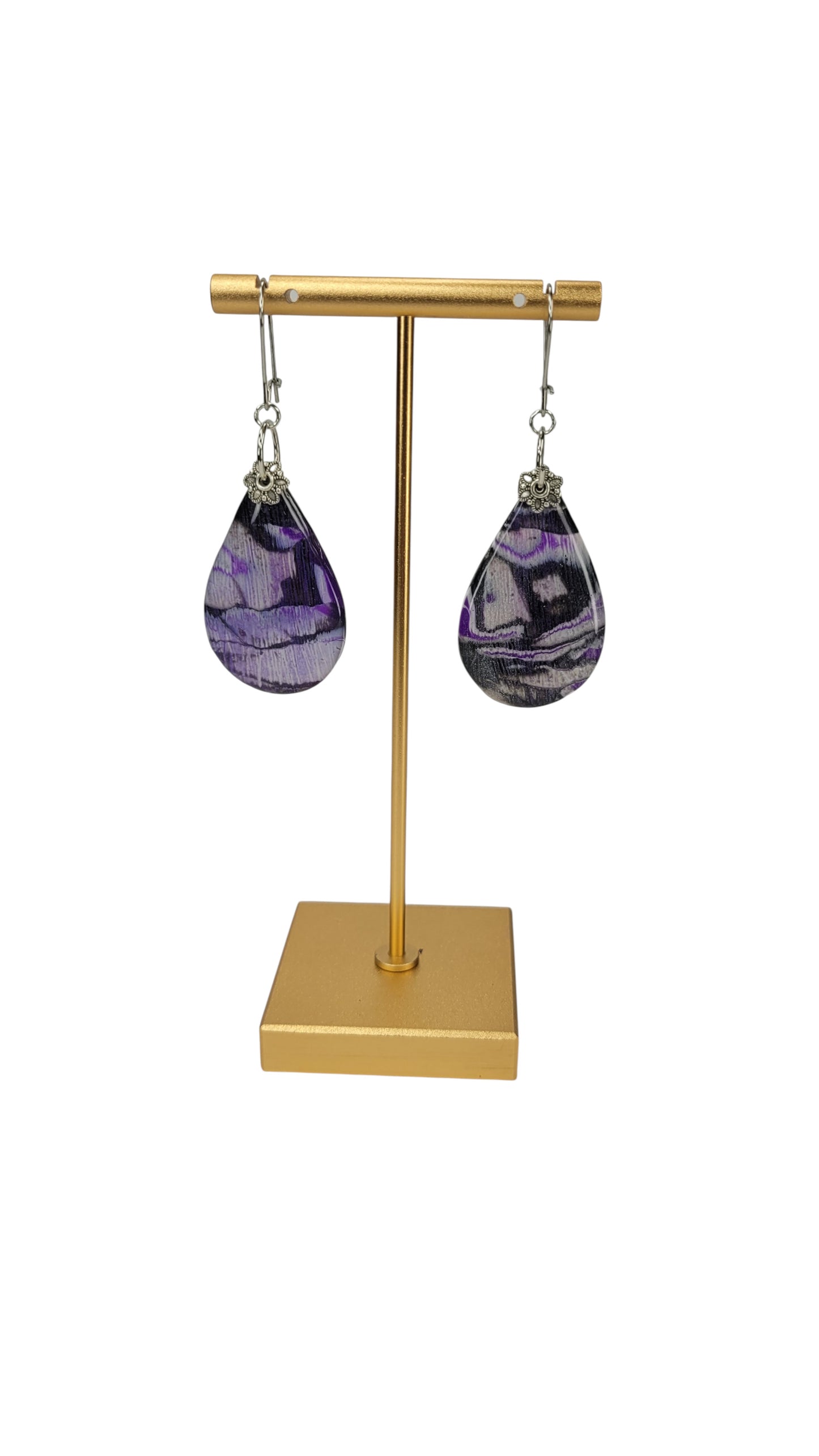 Smooth teardrop richly layered Earrings