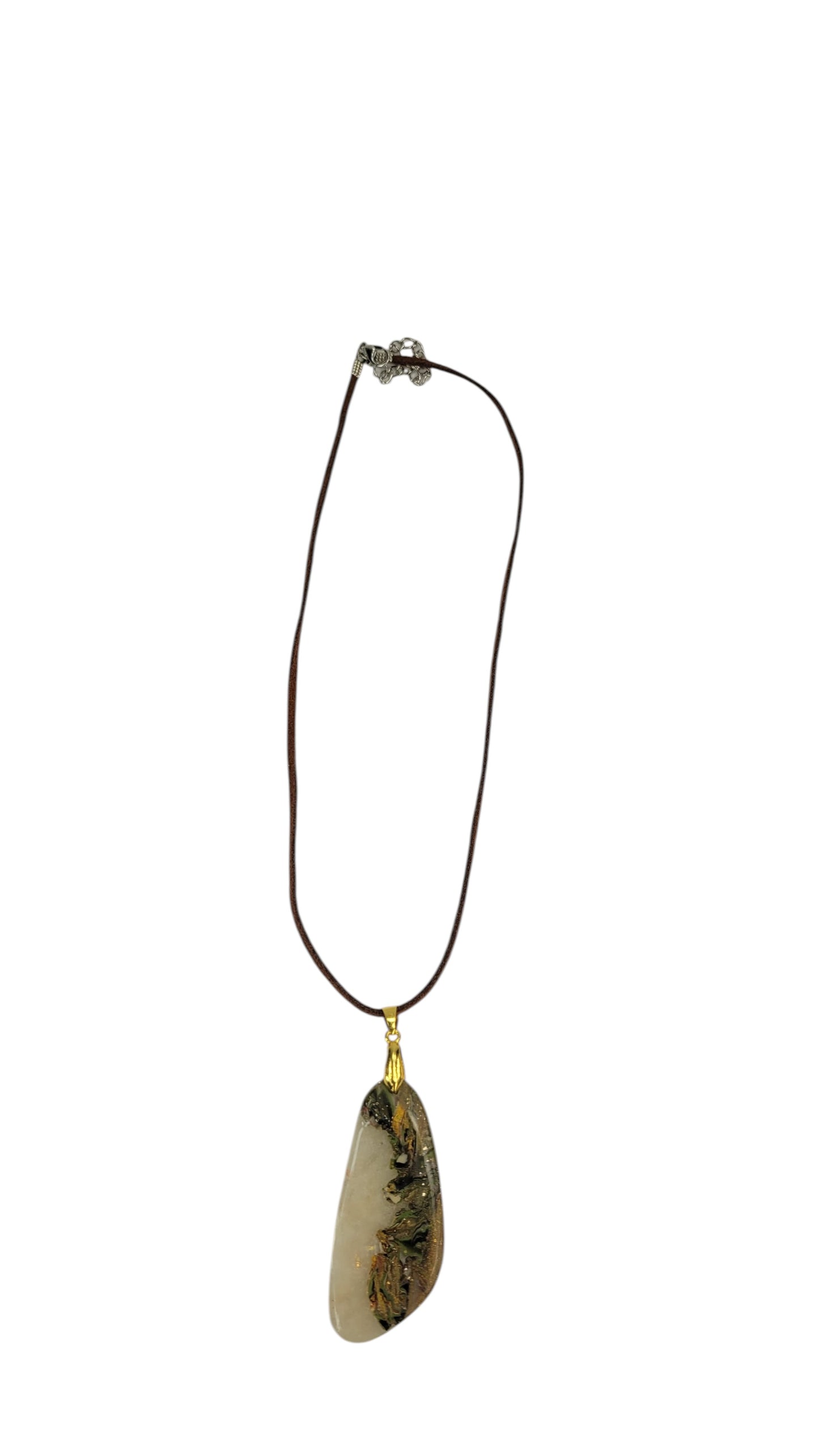 Earthy tones pendant Necklace