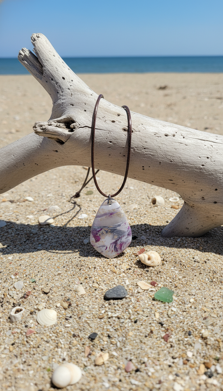 White translucent Necklace