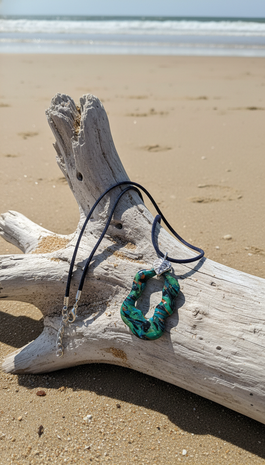 Abstract wavy Necklace