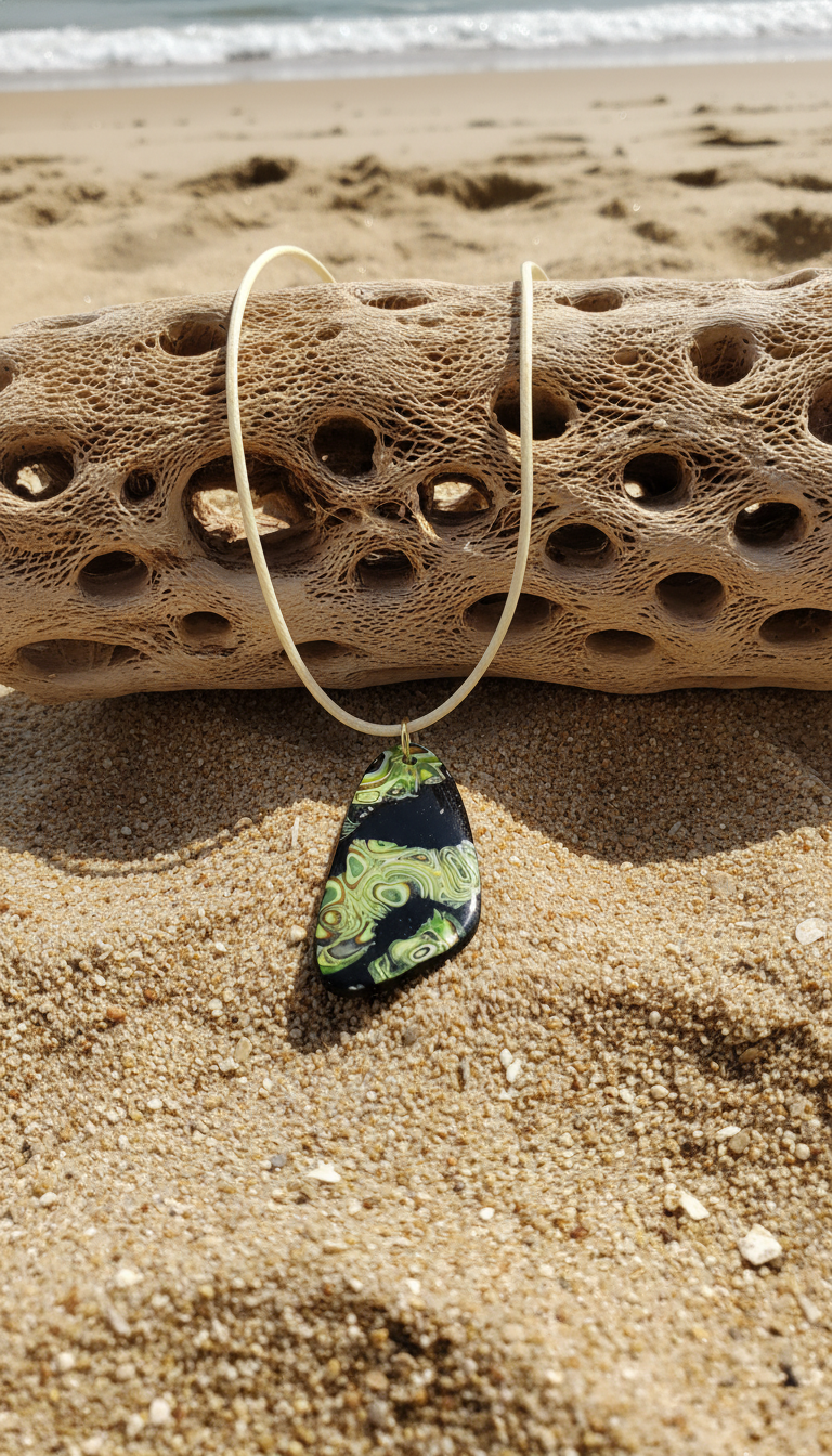 Faux unique stone Necklace