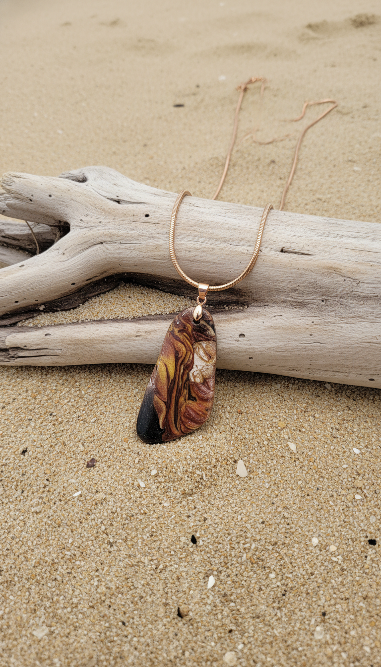 Metallic abstract Necklace