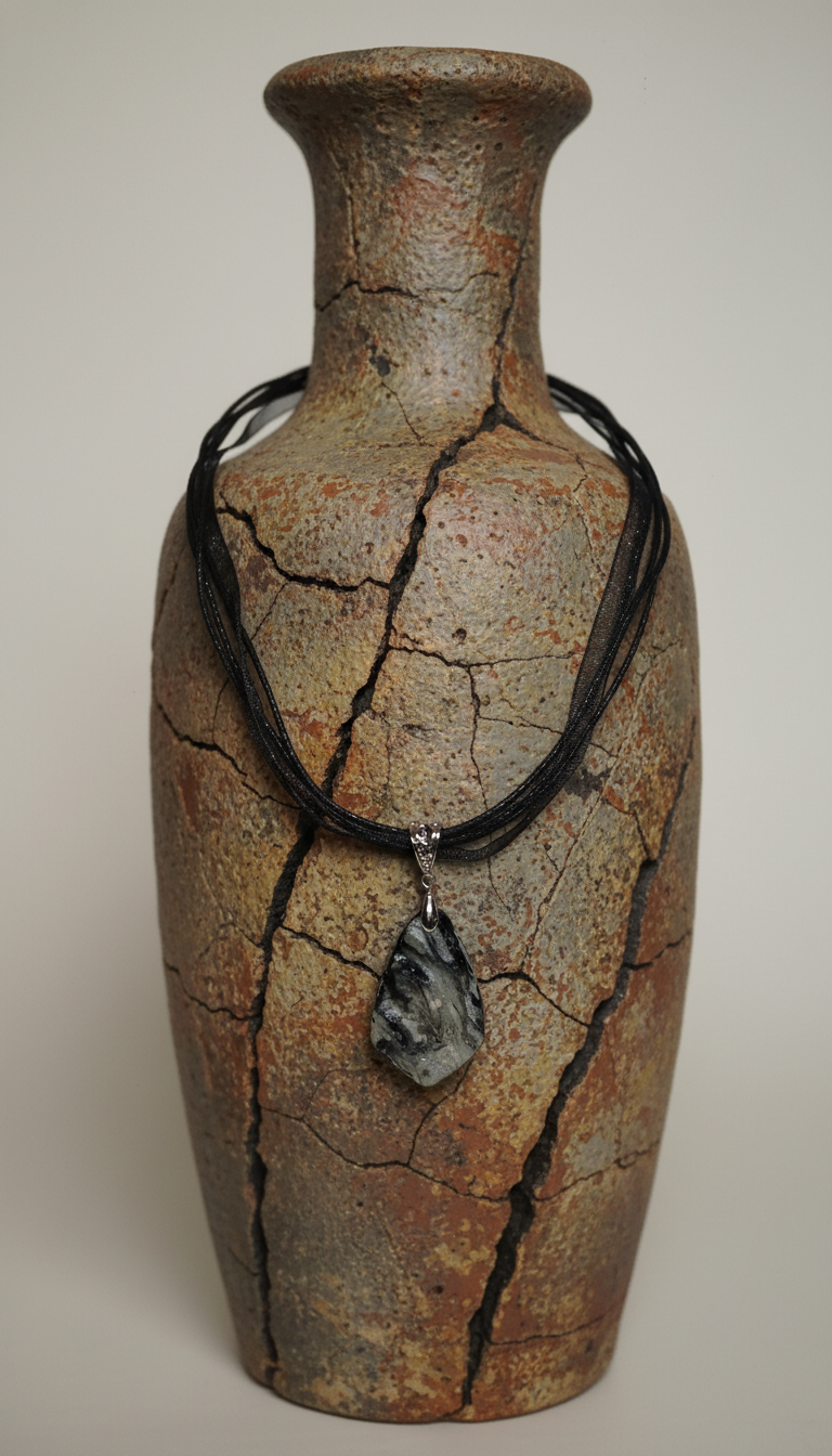 Black and grey Necklace