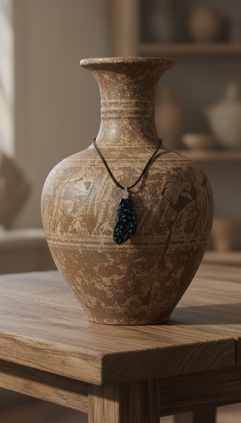 Sparkly blue Necklace