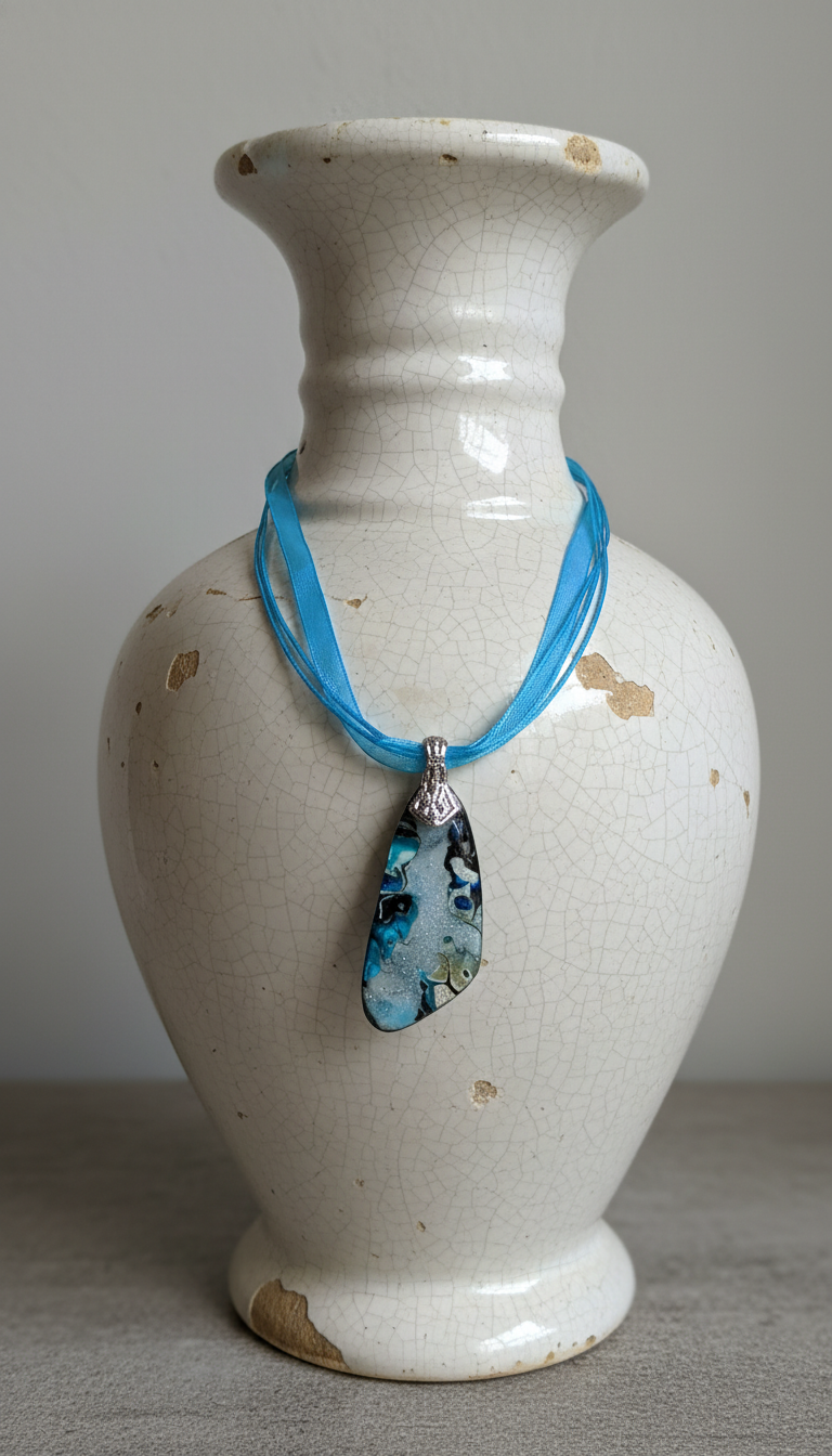 Turquoise and translucent Necklace