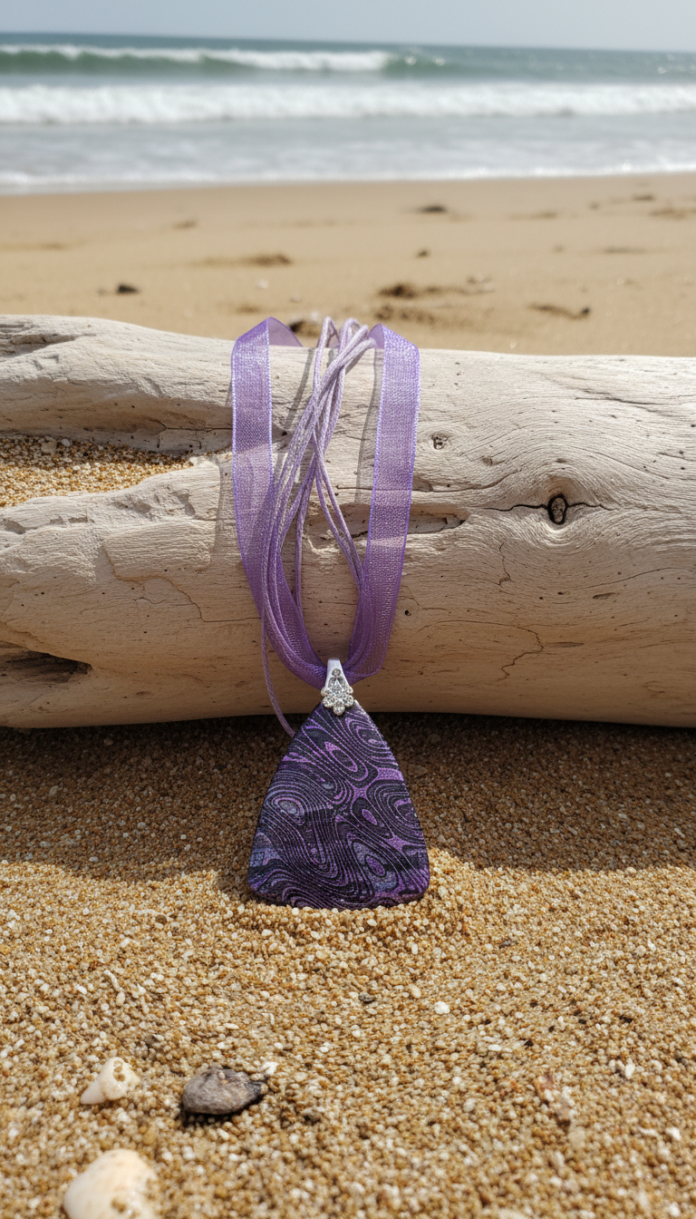 Bright purple Necklace