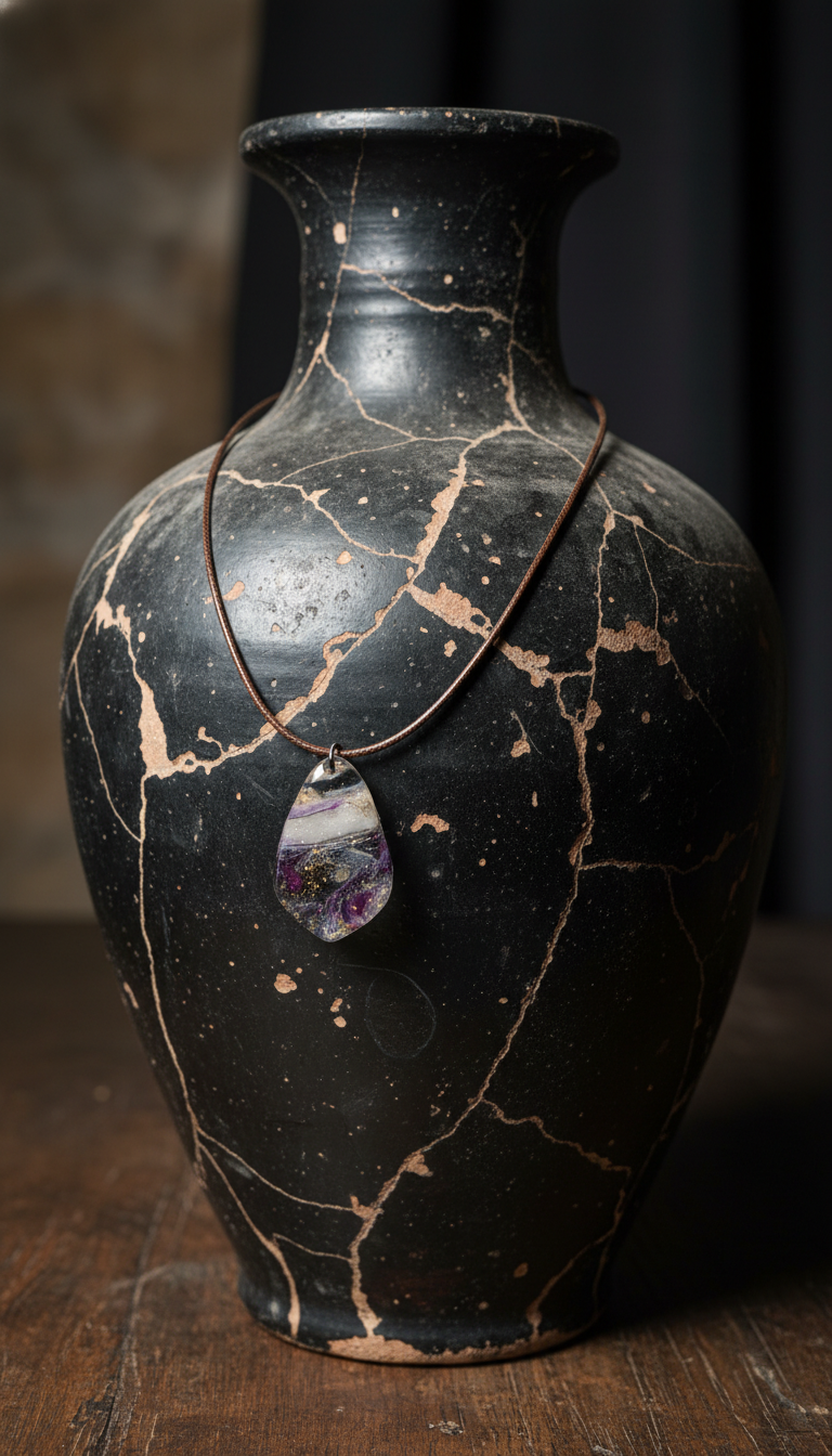 White translucent Necklace